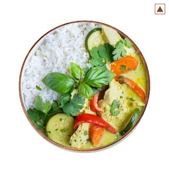 Chicken Thai Green Curry Bowl