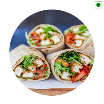 Crispy Smoked Tofu & Coleslaw Wrap