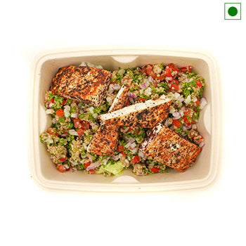 Quinoa Tabouli Salad with Sumac Paneer Served with Lemon Vinaigrette