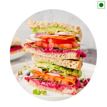 Veggie & Hummus Sandwich